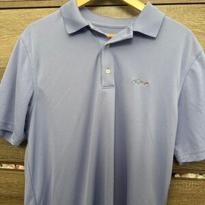Greg-norman-collection Men's Blue and Purple Polo-shirts